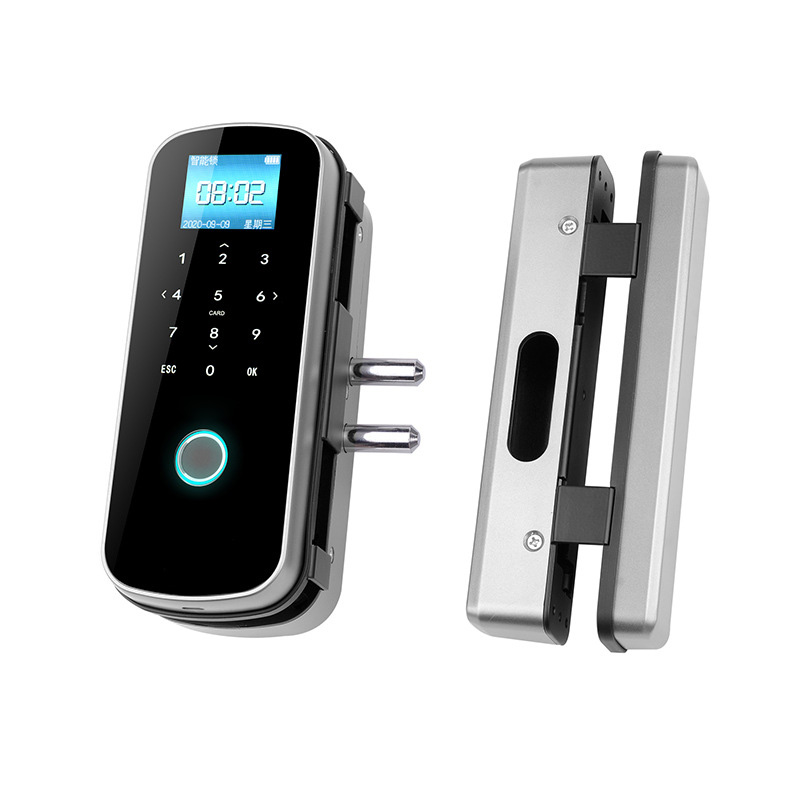 Cerradura biométrica de huellas dactilares para puerta de vidrio, puerta de madera con Bluetooth